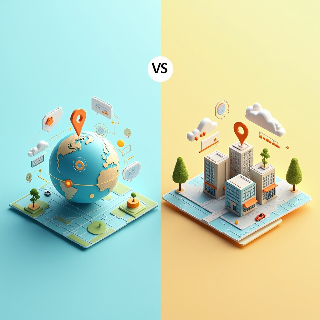 ¿Cuál es la diferencia entre SEO global y SEO local? 1 ¿Cuál es la diferencia entre SEO global y SEO local